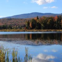 Belvidere Pond along route 118 in Eden, Vermont
