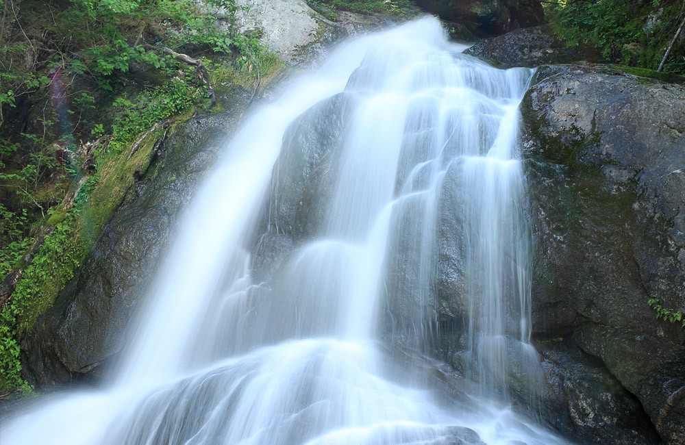 Glen Moss waterfall in Granville, VT off route 100